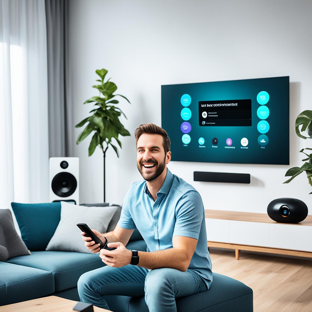Configurando um Sistema de Entretenimento Doméstico Controlado por Voz