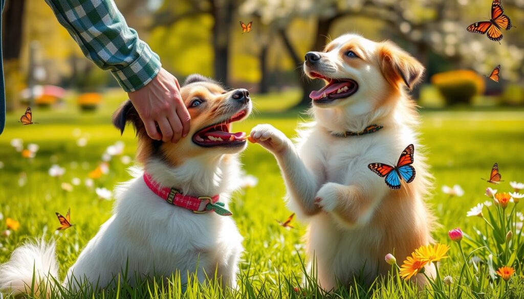 Reforço positivo para cães