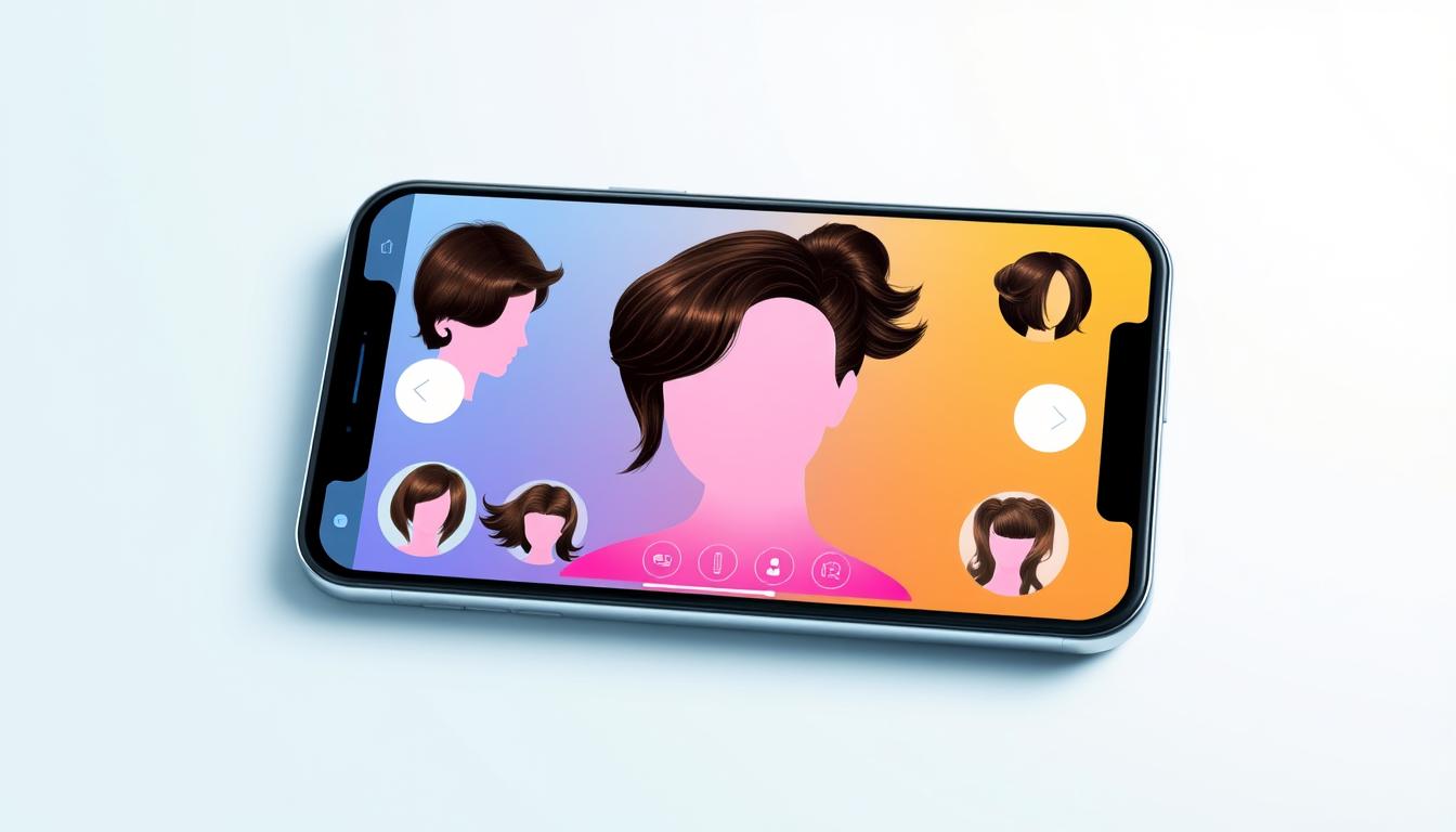 Aplicativo gratuito para simular corte de cabelo