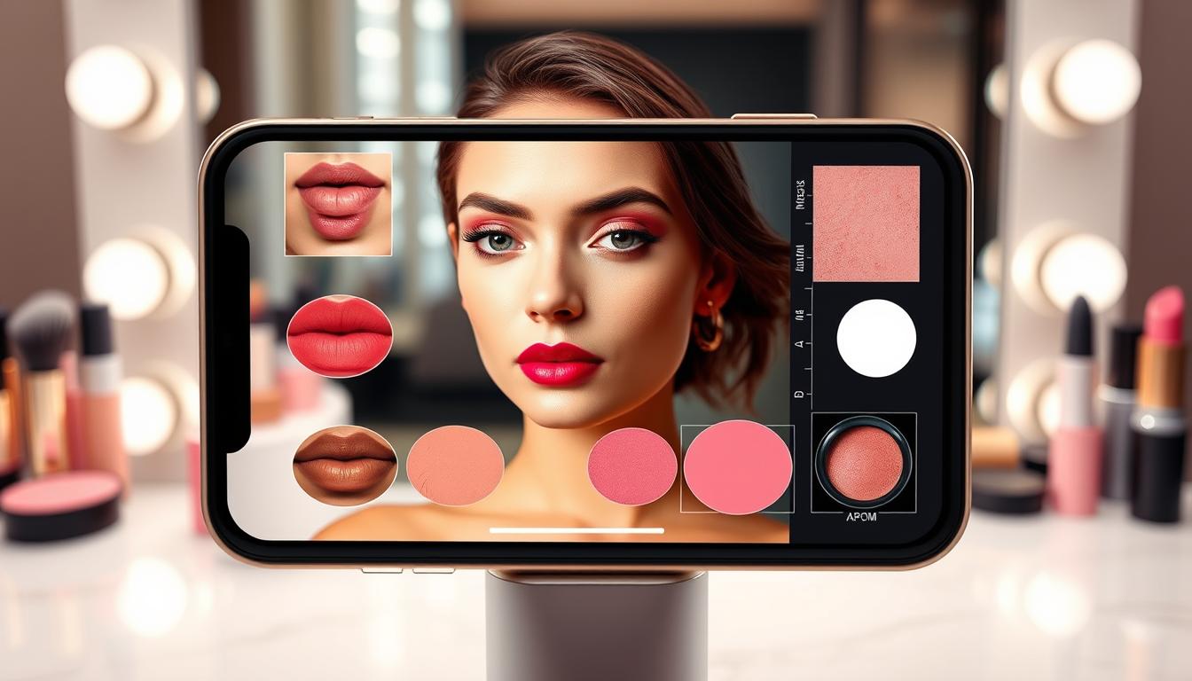 Teste maquiagens com app de realidade aumentada