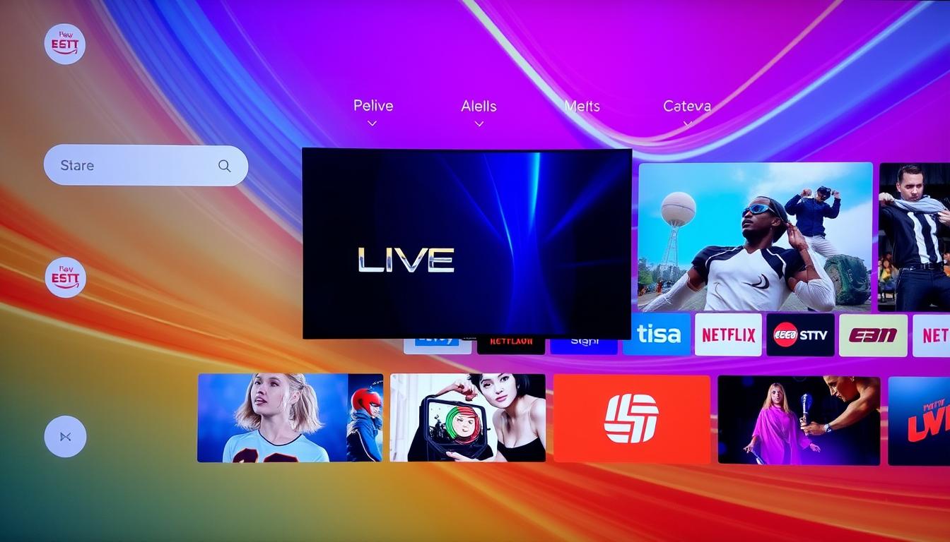 Plataforma gratuita de streaming com canais de TV ao vivo