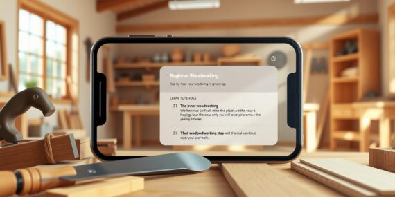 Aprenda Marcenaria do Zero com esse Aplicativo