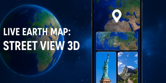 Explore o mundo sem sair de casa com o app Live Earth Map: Street View 3D