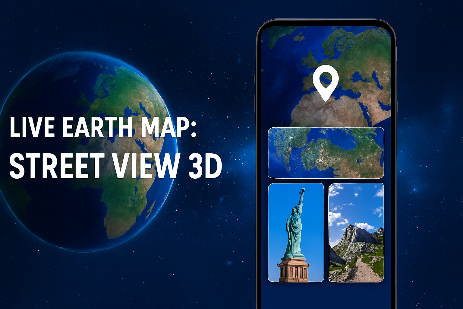 Explore o mundo sem sair de casa com o app Live Earth Map: Street View 3D