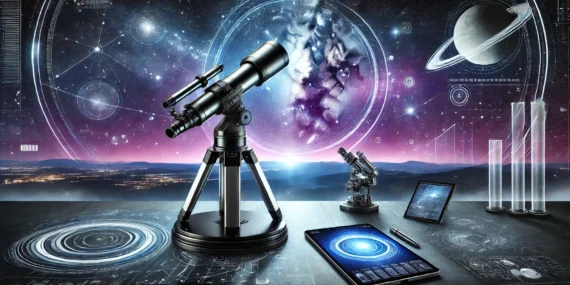 Telescópio Digital: Fácil de usar e Amplificado por Luz