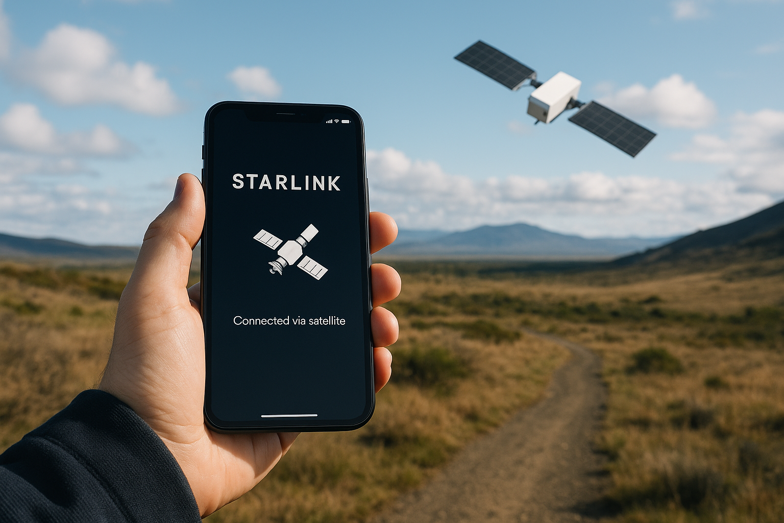 Internet da Starlink no Seu Celular