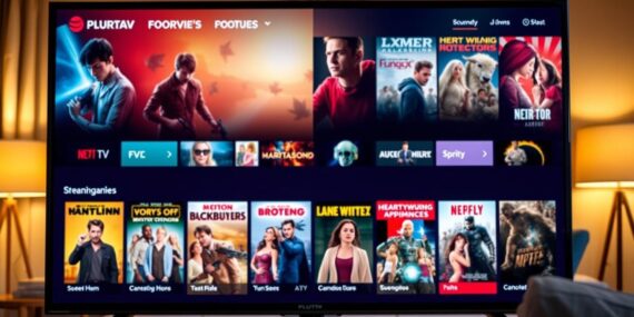 Pluto TV: Filmes gratuitos, filmes de ação, romances, e muito mais.
