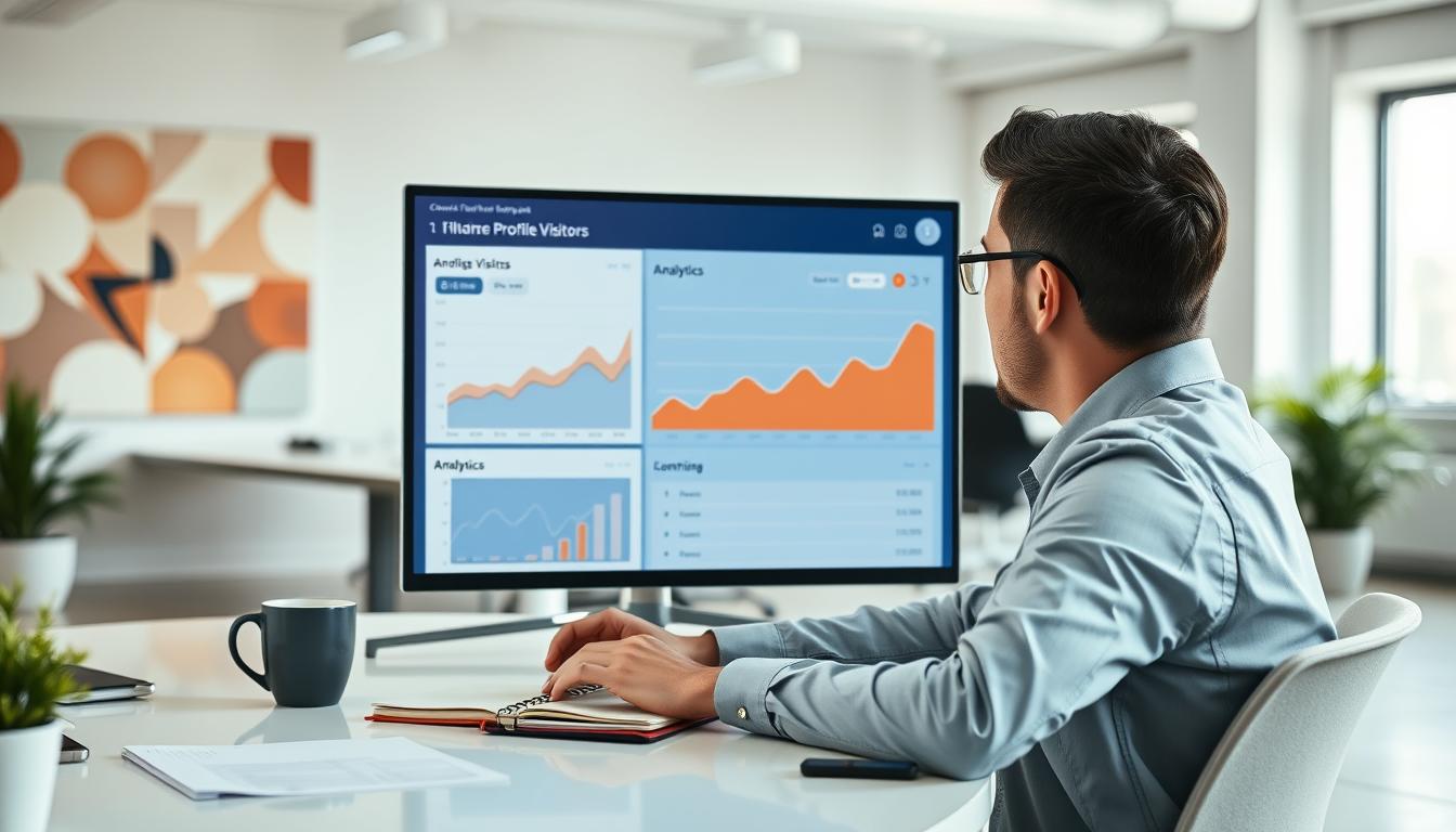 Monitore seu perfil e descubra seus visitantes