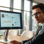 Monitore o perfil e descubra visitantes online