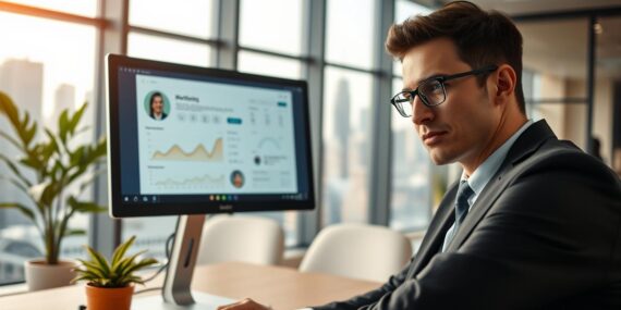 Monitore o perfil e descubra visitantes online