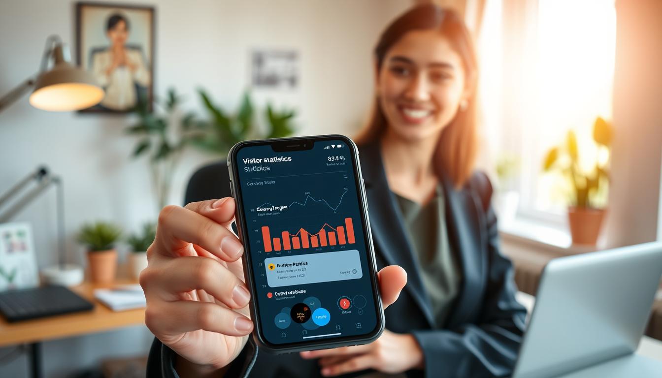 Monitore seu perfil e descubra visitantes com o app