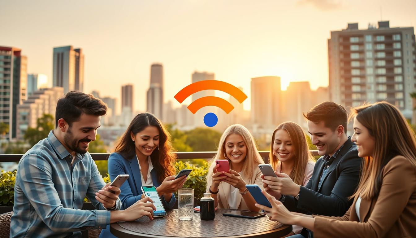 Conecte-se com App: Wifi Onde Quiser
