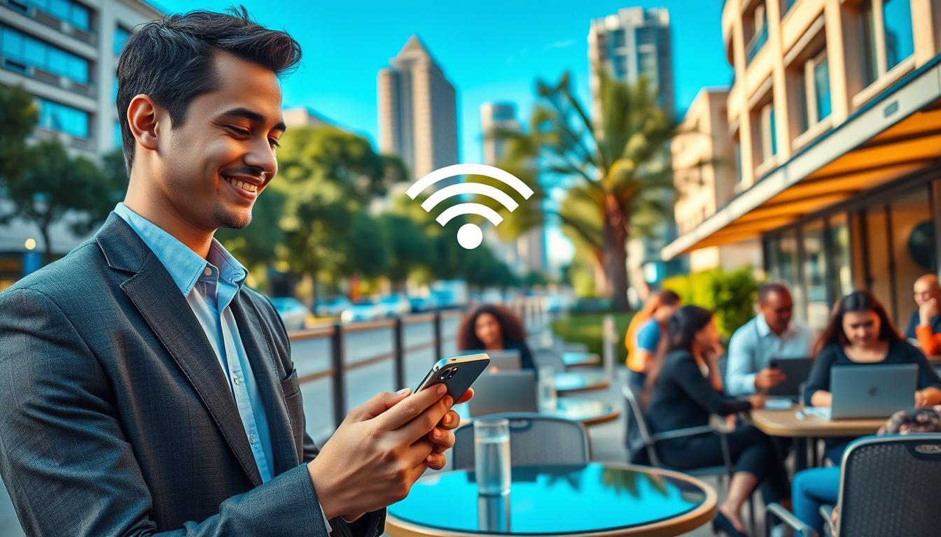 WiFi Grátis Onde Estiver com o App!