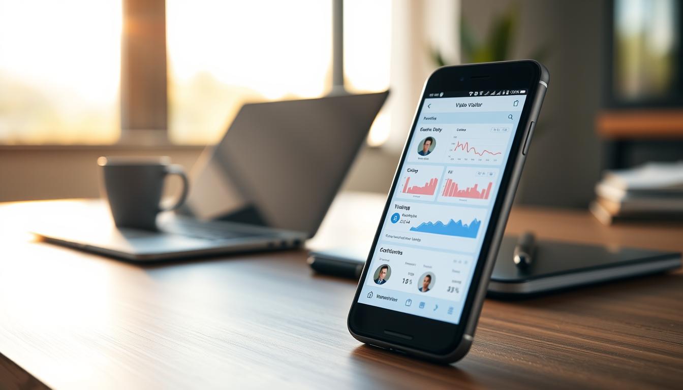 Descubra Visitantes com o App: Monitore seu Perfil!