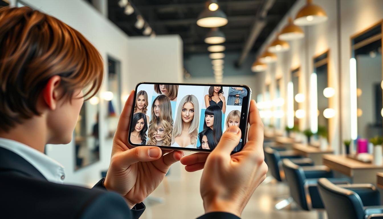 Teste Novos Looks com o App de Cortes de Cabelo