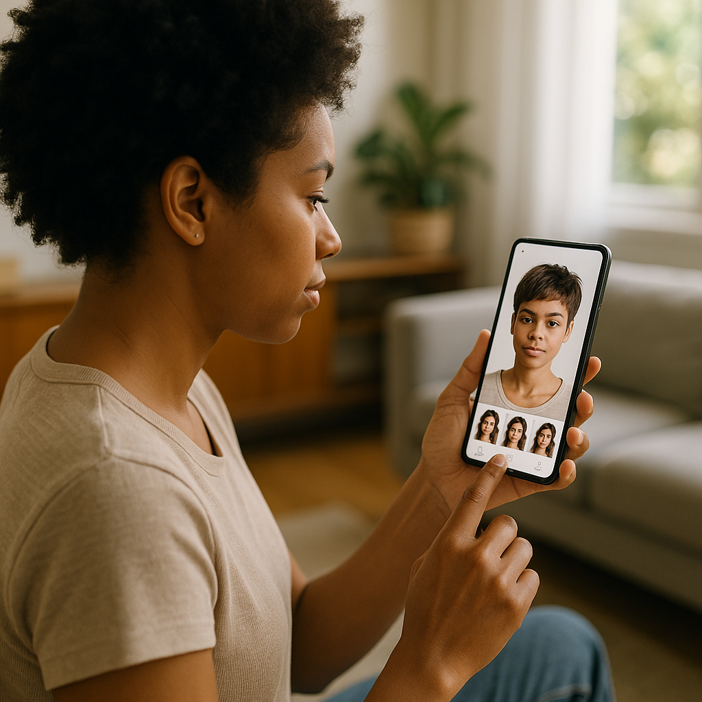Teste Cortes de Cabelo Virtualmente com seu Celular