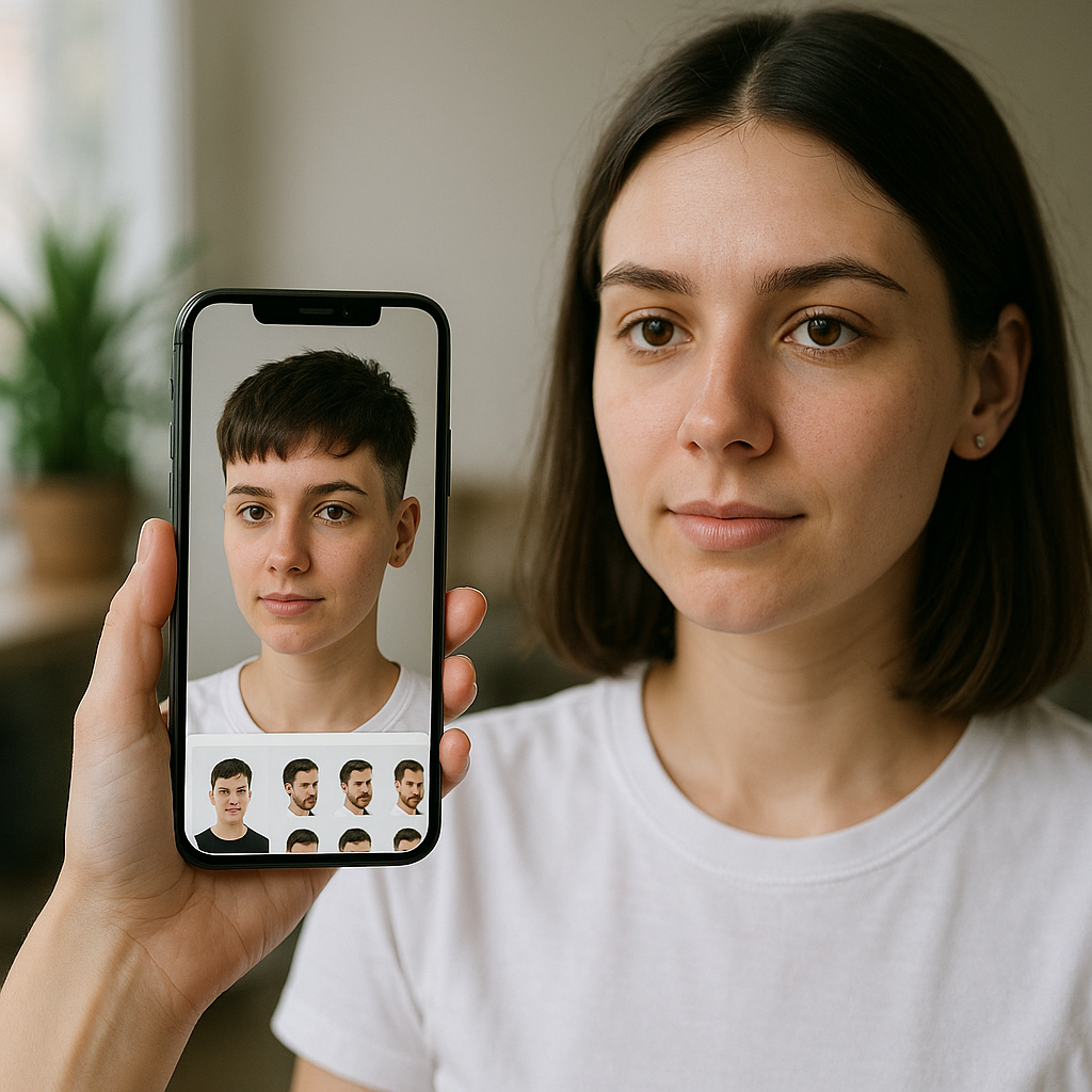Simular Cortes de Cabelo: App Virtual