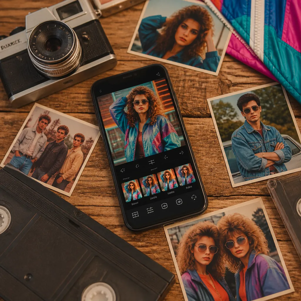 Aplicativo para Criar Fotos Estilo Anos 80