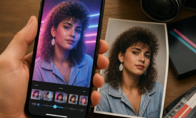 Transforme suas fotos em estilo anos 80